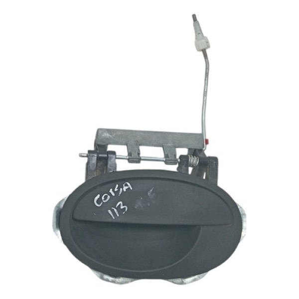 Maçaneta Externa Traseiro Direito Corsa Montana Meriva 02/12 Preto Traseira