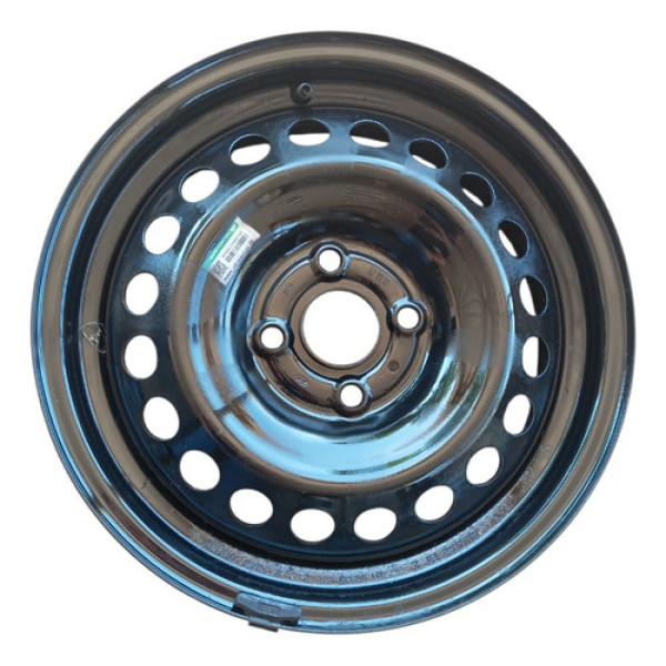 Roda De Ferro Aro 15 Hyundai Hb20 2014 A 2019 Preto