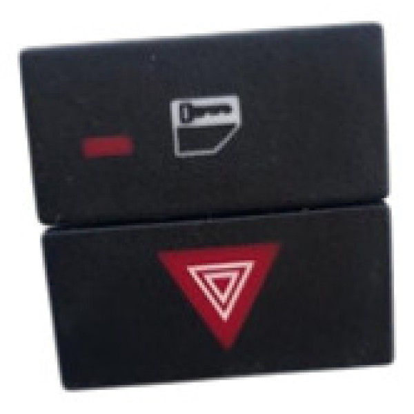 Botão Pisca Alerta Vectra 2006 Á 2011 Preto Preto