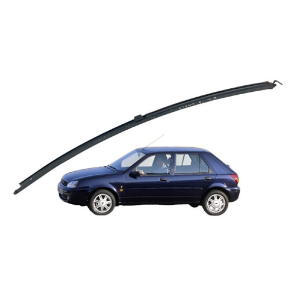 Guia Canaleta Vidro Traseiro Esquerdo Fiesta 1996 A 2002 Preto