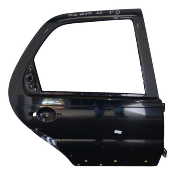 Porta Traseira Direita Palio Weekend 2010 A 2019 Traseira Direito Preto