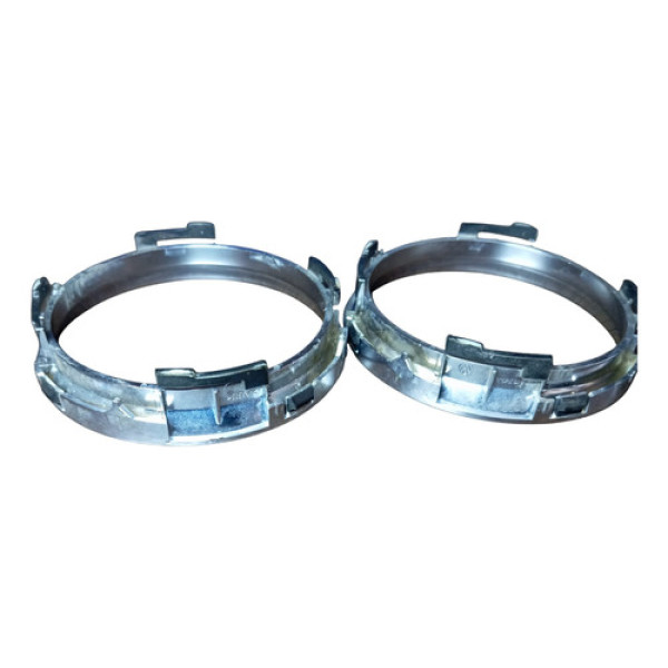 Aro Cromo Acetinado Difusor Volkswagen Gol Voyage G5 Kit 2