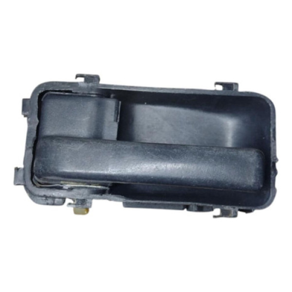 Maçaneta Interna Fiat Uno Prêmio 1984 A 1994 Lado Esquerdo Preto Dianteira