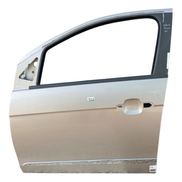 Porta Dianteira Esquerda Fiat Grand Siena 2012 A 2019 Dianteira Esquerda Bege