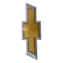 Emblema Dianteiro Parachoque Chevrolet Prisma Onix 17/20 Prateado