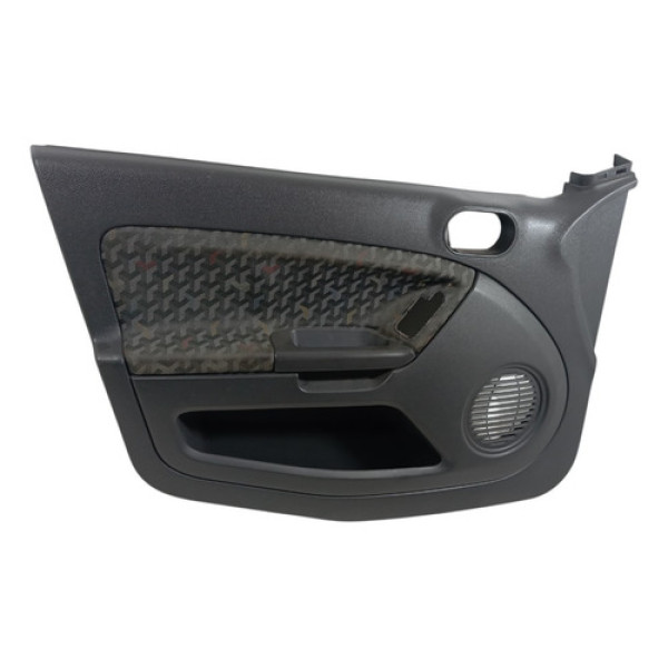 Forro Porta Dianteiro Esquerdo Ford Fiesta 2003 A 2012 Cinza Cinza