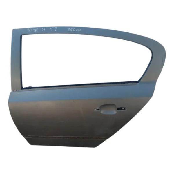 Porta Traseira Esquerda Vectra Sedan 2006 A 2011 Traseira Esquerda Cinza-escuro