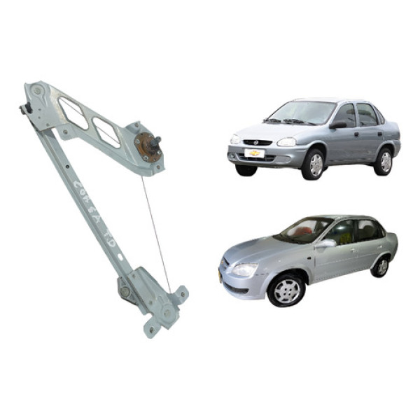 Máquina Vidro Manual Traseiro Direito Corsa Classic 99/2016