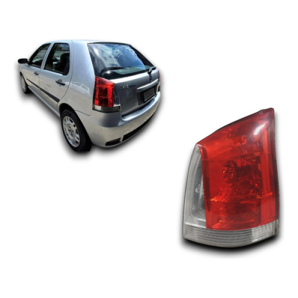 Lanterna Lado Direito Palio 2007 A 2010 Original Esquerdo/motorista Vermelho