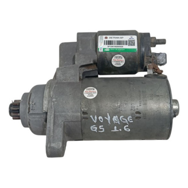 Motor Partida G5 G6 1.6 Fox Gol Saveiro Voyage Bosch 9dentes