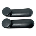 Par Manivela Vidro Gm Celta Corsa 2000 A 2015 Prisma 07/11 Preto
