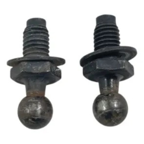 Par Pino Tampa Traseira Fox Polo Gol G5 G6 Cinza