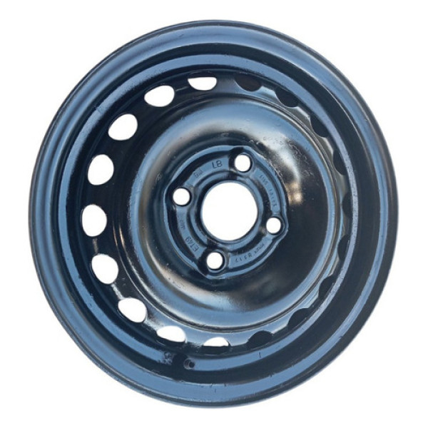 Roda De Ferro Aro 13 Gm Celta Corsa Prisma Chevrolet Preto
