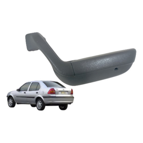 Puxador Porta Lado Direito Ford Fiesta 2001/2002 Original  - Cinza