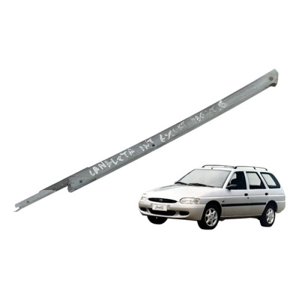 Guia Trilho Vidro Porta Traseira Esquerda Escort 1997 A 2002 Cinza