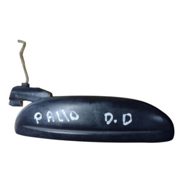 Maçaneta Externa Dianteira Direita Palio Strada 96 A 2000 Preto Dianteira