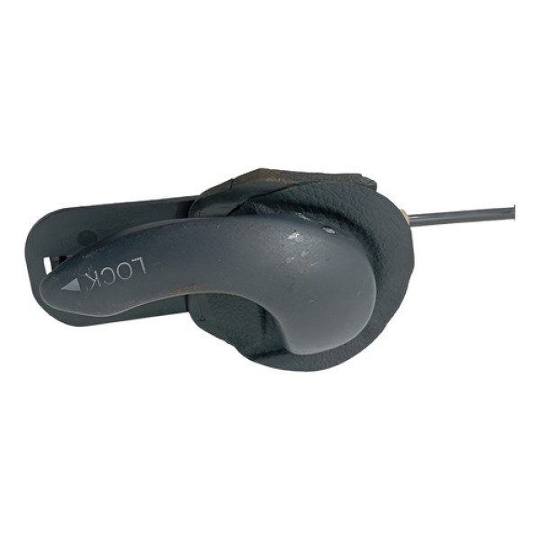 Maçaneta Interna Dianteira Esquerda Palio Siena 2001-2005 Preto Dianteira