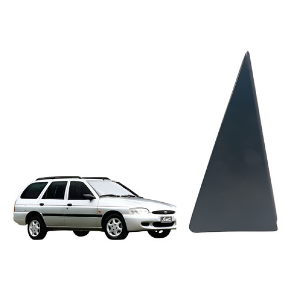 Moldura Externa Porta Traseira Direita Ford Escort 1997/2002