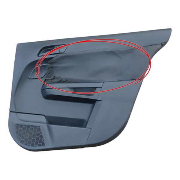 Forro Porta Traseira Direita Gm Vectra 07/12 (detalhes) Preto