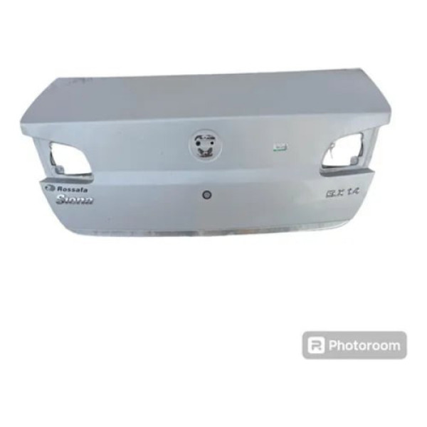 Tampa Traseira Porta Mala Siena 2009 A 2014 Prata