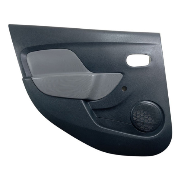 Forro Porta Traseiro Esquerdo Renault Logan Sandero 2014/18 Preto