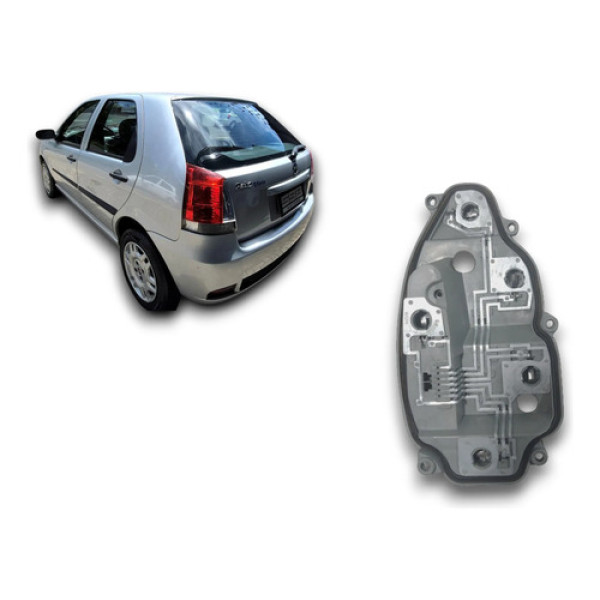 Circuito Lanterna Esquerdo Palio 2004 A 2010 Esquerdo/motorista Cinza