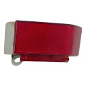 Refletor Traseiro Esquerdo Parachoque Gm Meriva 2004 A 2012 Vermelho