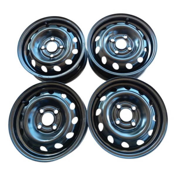 Jogo De Roda Aro 13 Gm Corsa Celta Prisma Original Preto