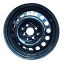 Roda De Ferro Aro 14 Vw Gol Saveiro Parati Voyage Preto
