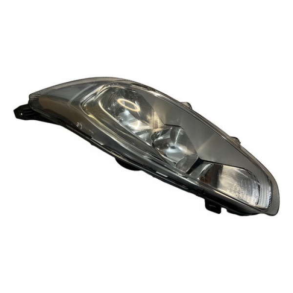 Farol Esquerdo Cromado Ford New Fiesta 2014 Á 2018 Original