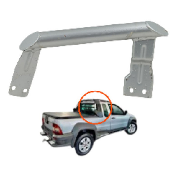 Tubo Rigido Rack Strada Adventure Direito 51825552 Prata