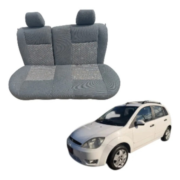Jogo De Banco Traseiro Ford Fiesta 4porta 2004 A 2008 Cinza