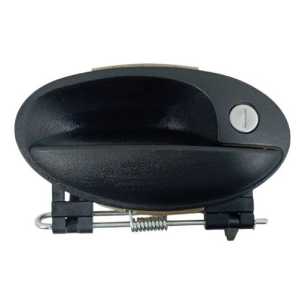 Maçaneta Externa Dianteiro Direito Gm Celta 2001 A 2014 Preto Dianteira