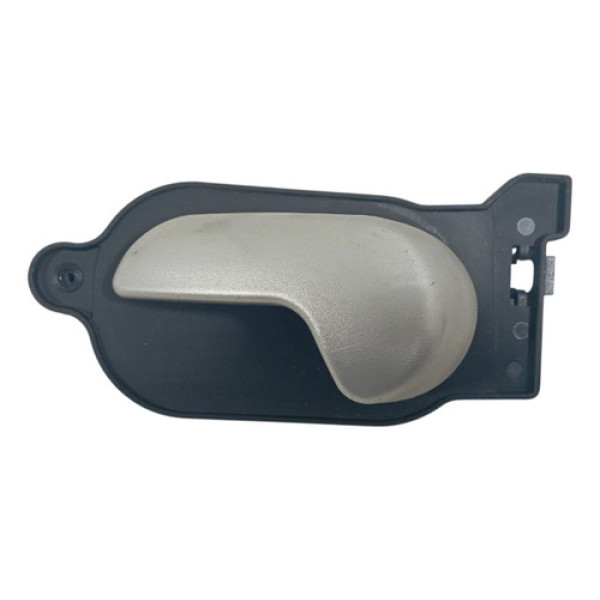 Maçaneta Interna Dianteiro Esquerdo Ford Fiesta 2003 A 2012 Cinza Dianteira