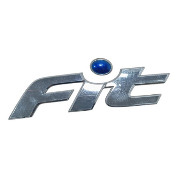 Emblema Azul Fit Da Tampa Traseira Honda Fit 75722saa Cromado