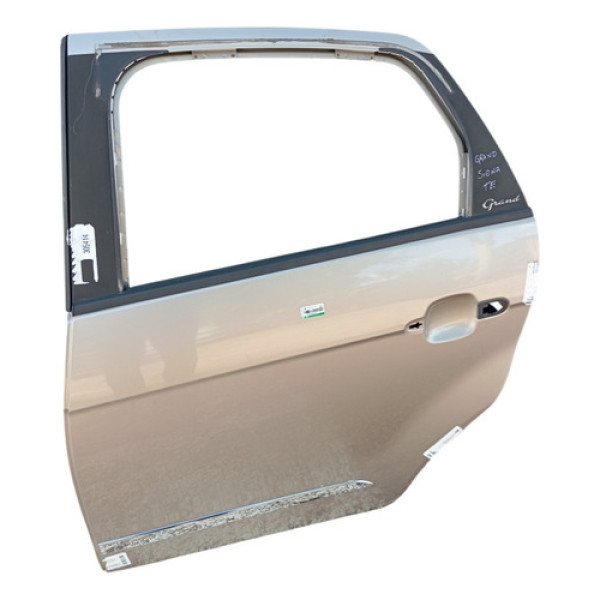 Porta Traseira Esquerda Fiat Grand Siena 2012 A 2019 Traseira Esquerda Bege