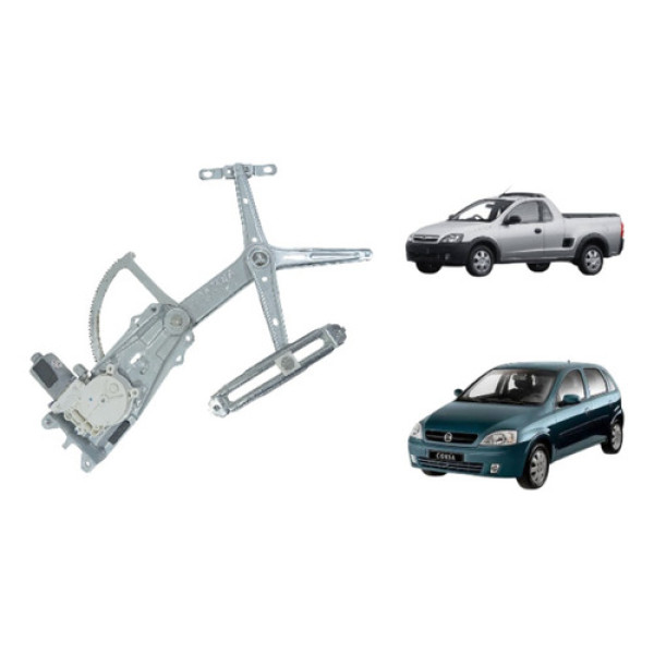 Máquina Vidro Elétr. Dian Esq. Montana Corsa Montana 02/10 Prata