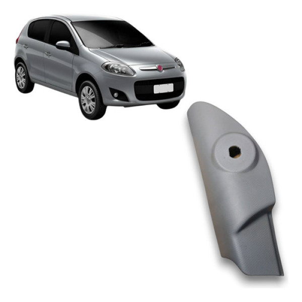 Acabamento Retrovisor Lado Esquerdo Palio Attractive 12/15 Cinza-escuro