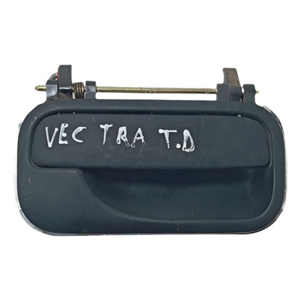 Maçaneta Externa Traseira Direita Vectra 1997 A 2005 Preto Traseira