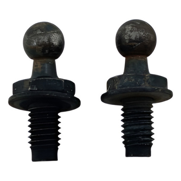 Par Pino Tampa Traseira Fox Polo Gol G5 G6 Cinza