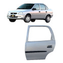 Porta Traseira Esquerda Corsa Classic 1997 A 2010 Traseira Esquerda Prata