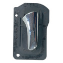 Maçaneta Interna Porta Dianteira Direita Vectra 1997 A 2005 Preto Dianteira