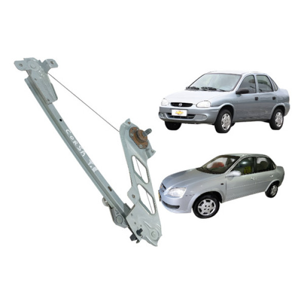 Máquina Vidro Manual Traseiro Esquerdo Corsa Classic 99/16