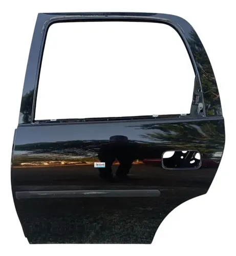 Porta Traseira Esquerda Corsa Classic 2001 A 2010 Traseira Esquerdo Preto