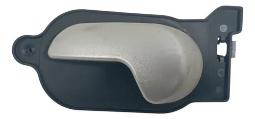 Maçaneta Interna Dianteiro Esquerdo Ford Fiesta 2003 A 2012 Cinza Dianteira